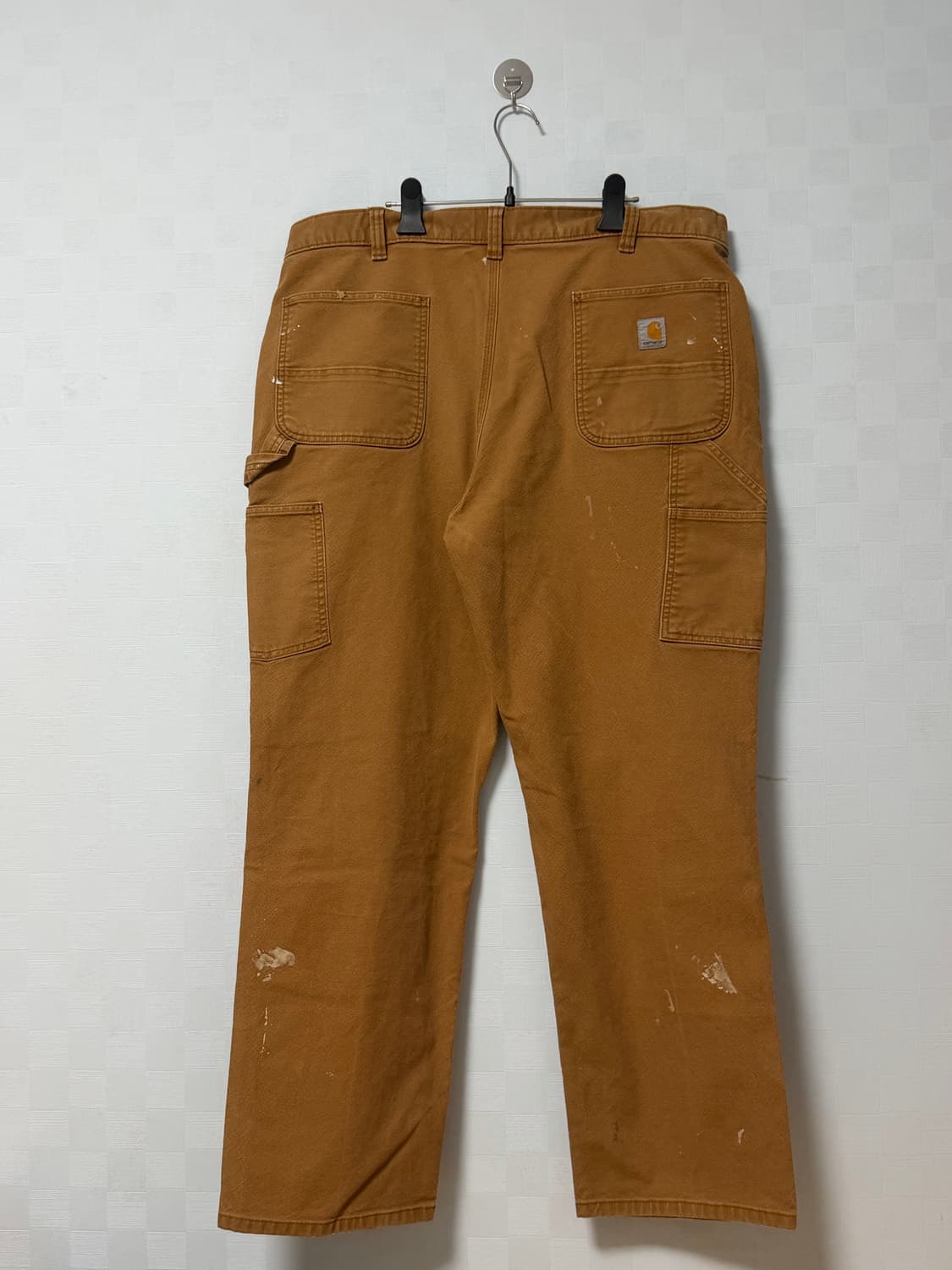 빅사이즈 칼하트 페인팅 더블니팬츠 42x32 상품이미지3