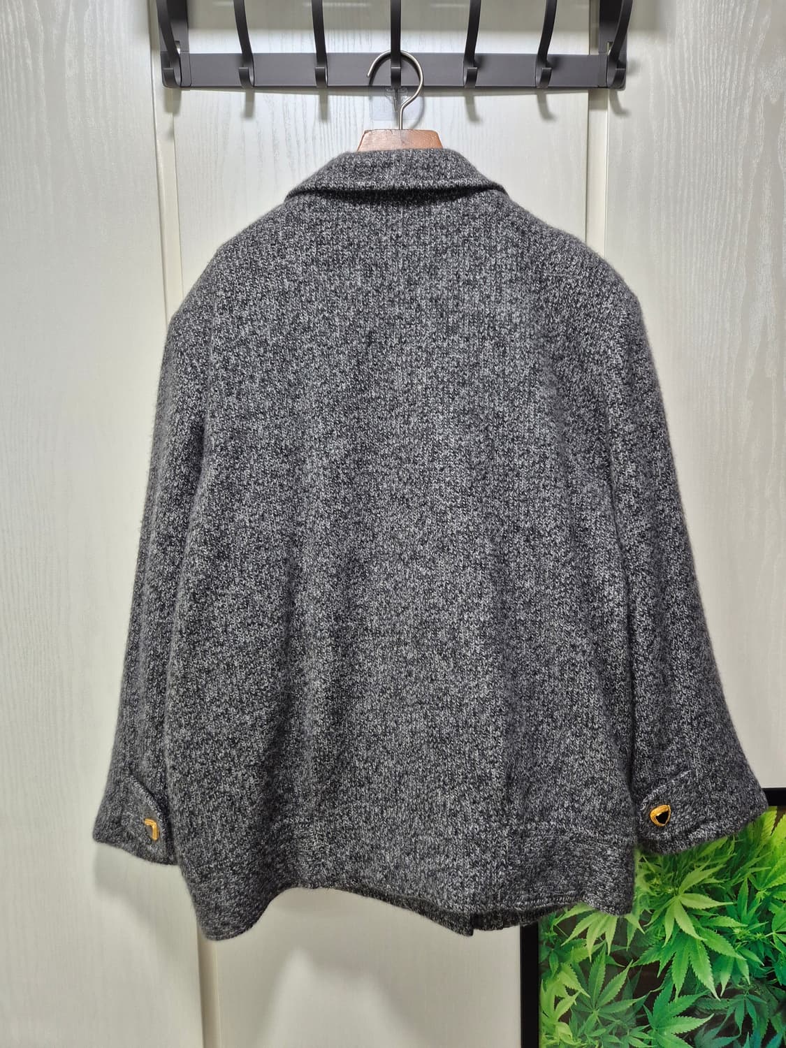 빈티지 헤어리 더블 블루종 자켓 상품이미지10