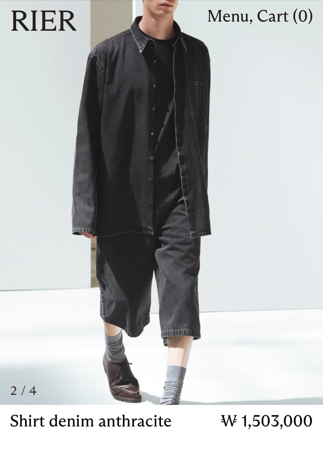 [L]리에르 데님 자켓/앤트러사이트 상품이미지6