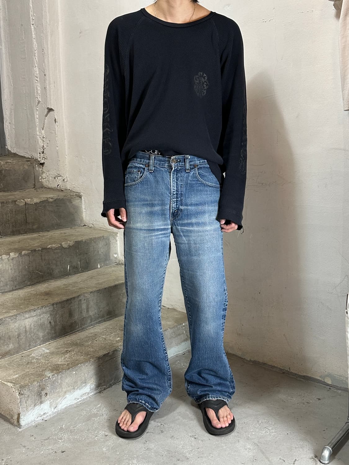 80's USA Made 리바이스 오렌지탭 517 42탈론 체인스티치  상품이미지2