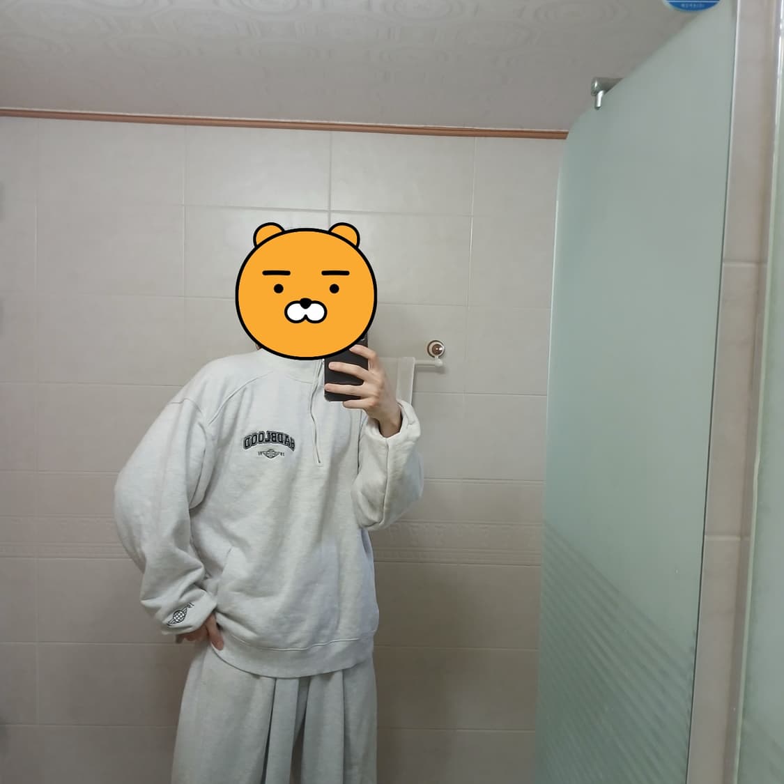 배드블러드 베드블러드 백로고 반집업 맨투맨 상품이미지10