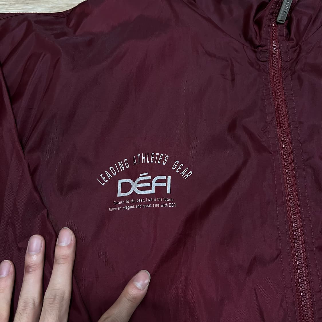 DEFI 데피 스포츠 오버사이즈 바람막이 집업자켓 2XL/110 상품이미지4