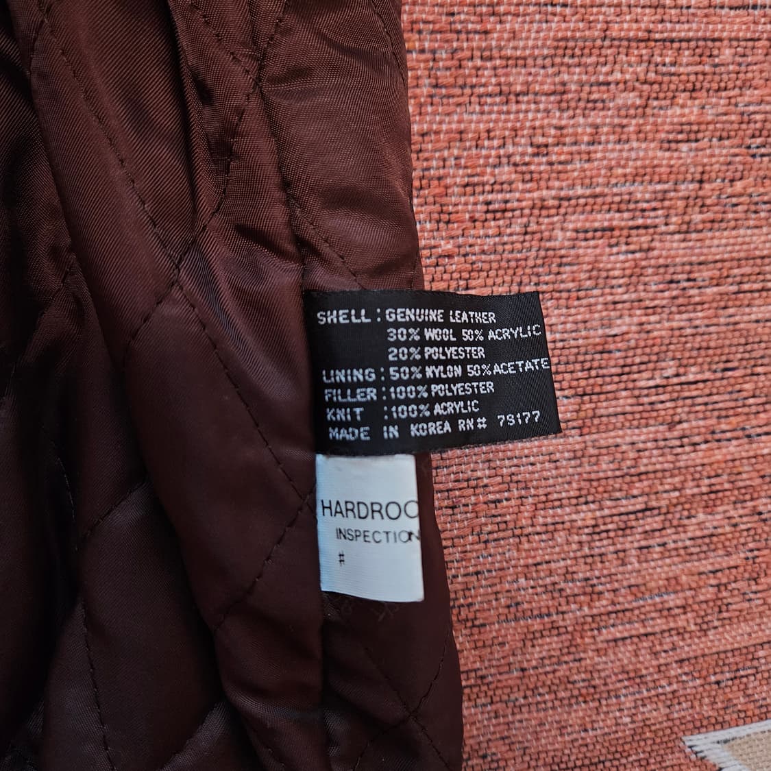 90s 하드록카페 울레더 바시티  상품이미지10