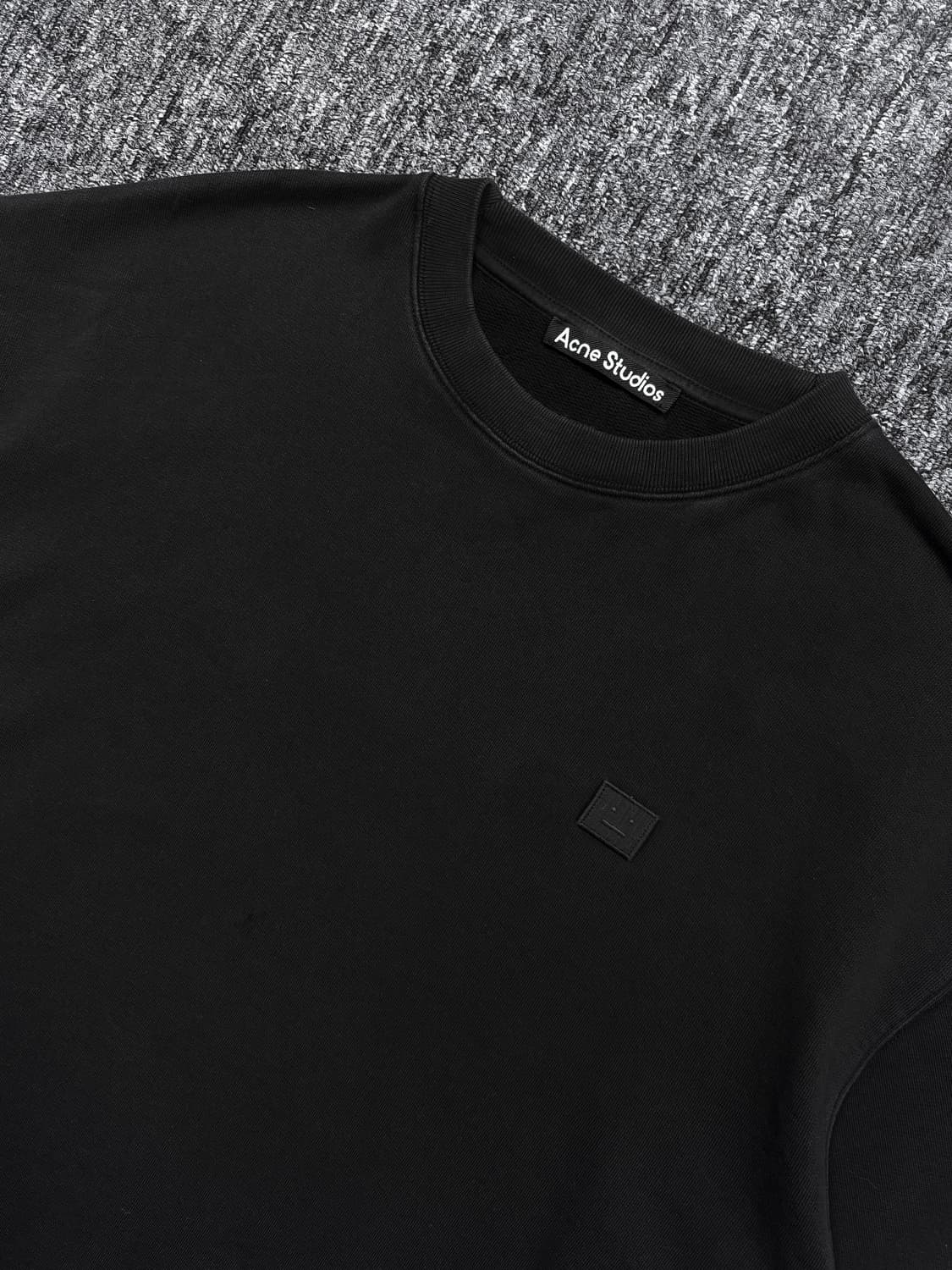 아크네 스튜디오 페어뷰 페이스 블랙 맨투맨 상품이미지5