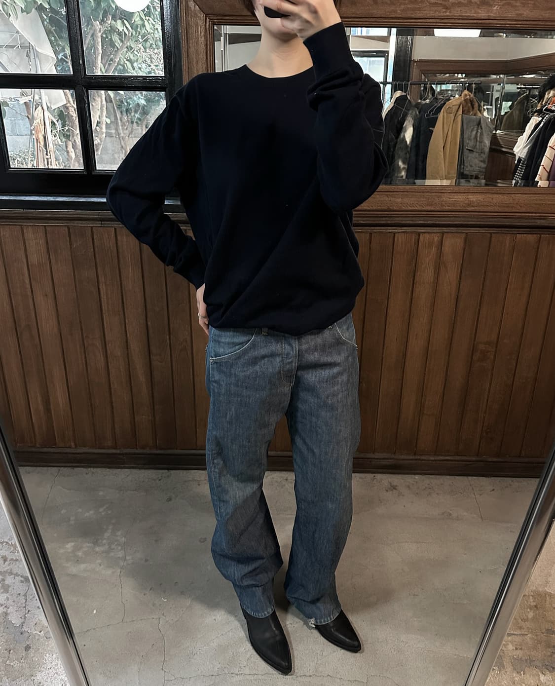 LEVI'S engineered relaxed blue jeans w30 상품이미지4