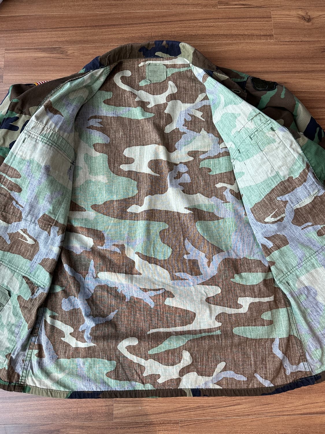 미군 우드랜드 BDU 자켓 M/R (100) 상품이미지9