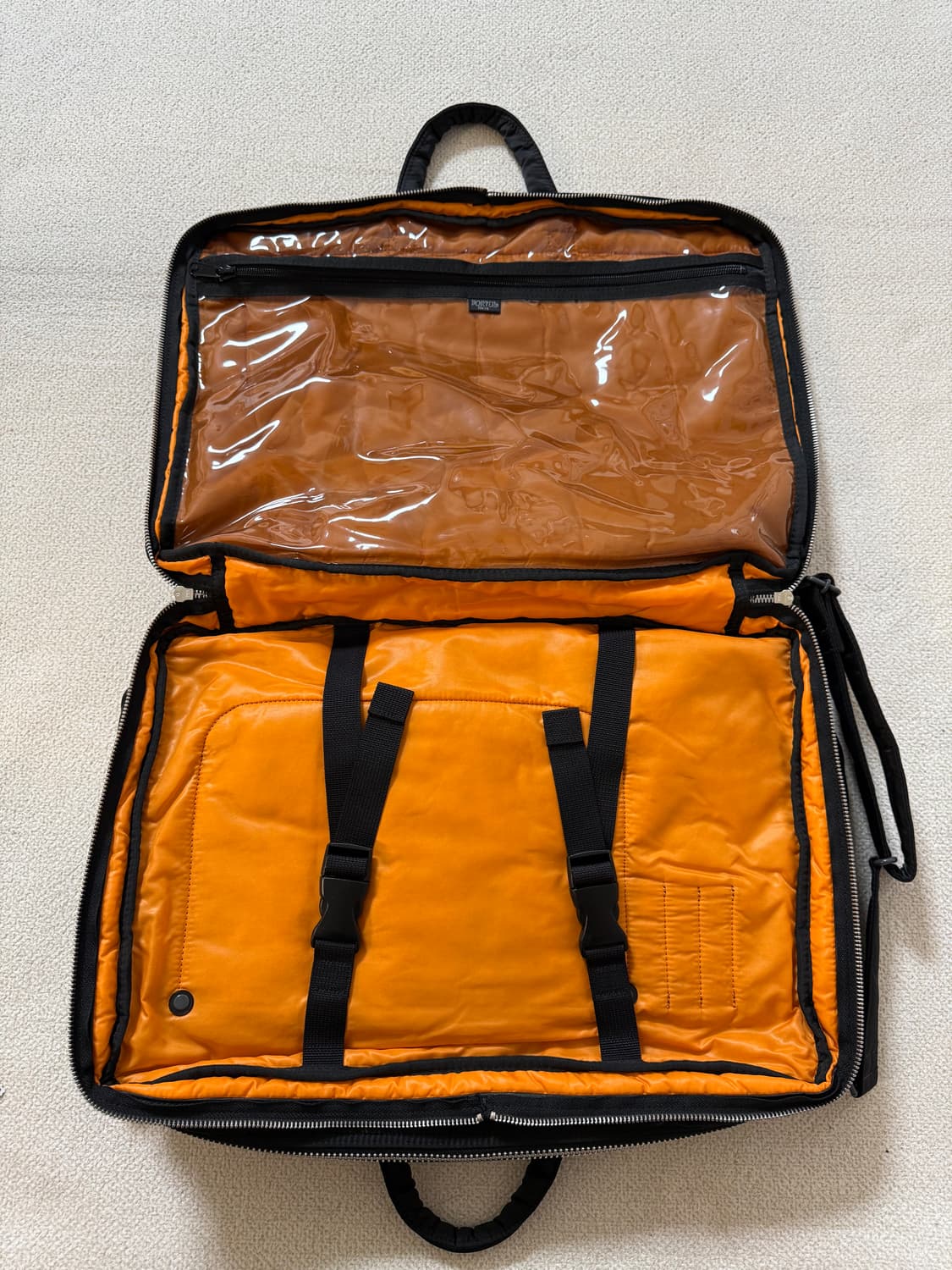 PORTER 포터 탱커 2way 오버나이트 브리프케이스 블랙 상품이미지6