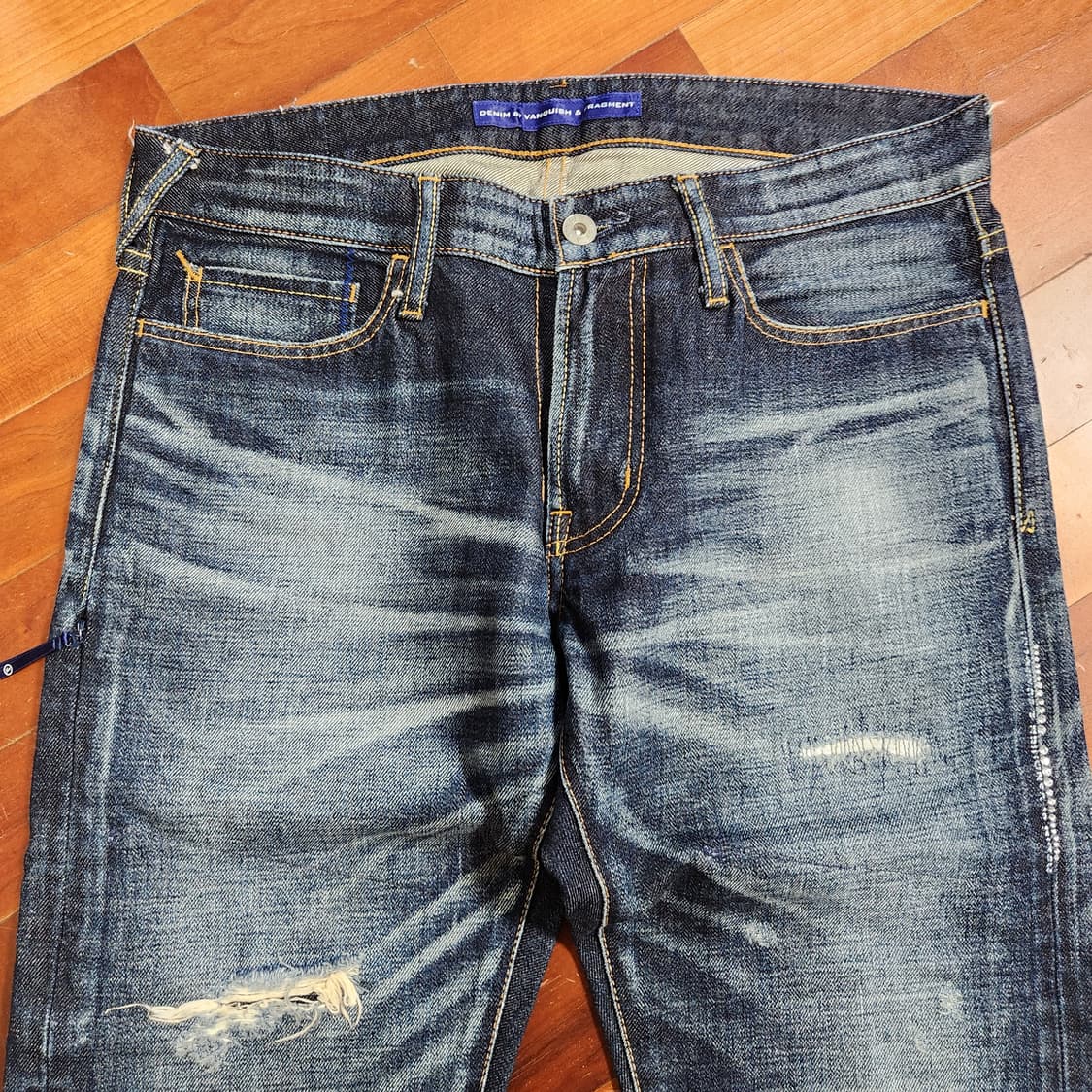 데님 바이 뱅퀴시 프라그먼트 데미지  데님 상품이미지2