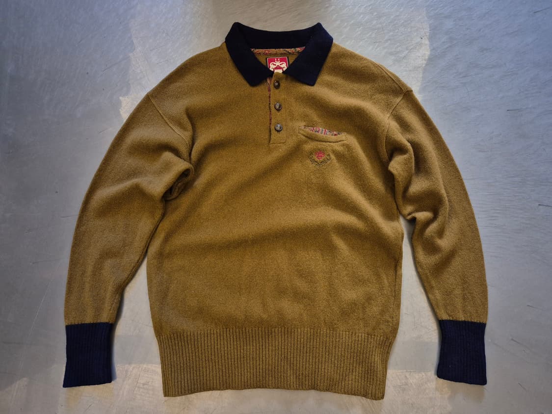 90s Schneiders 카라 울 니트 상품이미지1