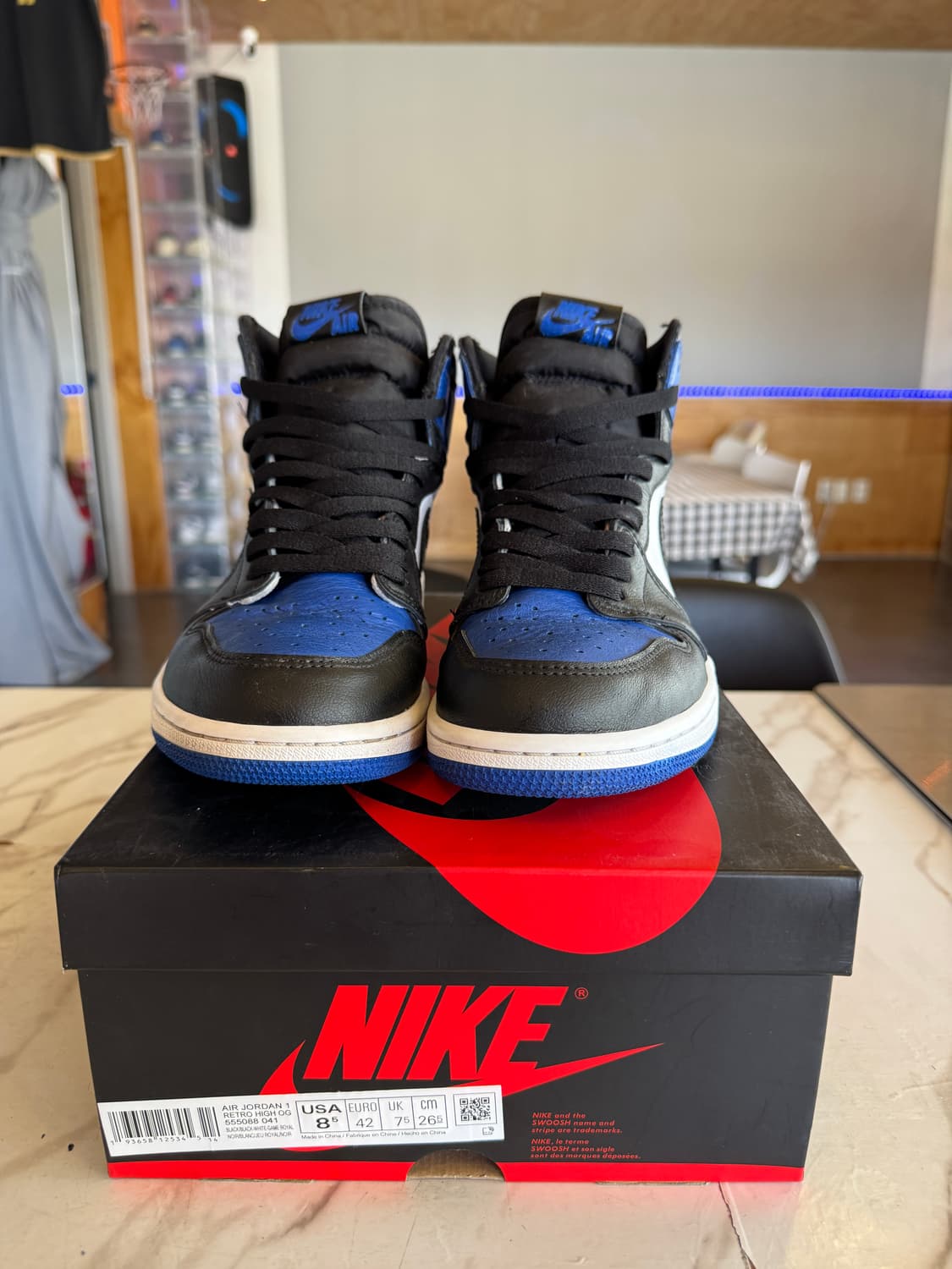 (커스텀) 조던1 레트로 하이 OG 로얄토 265 팝니다 상품이미지2