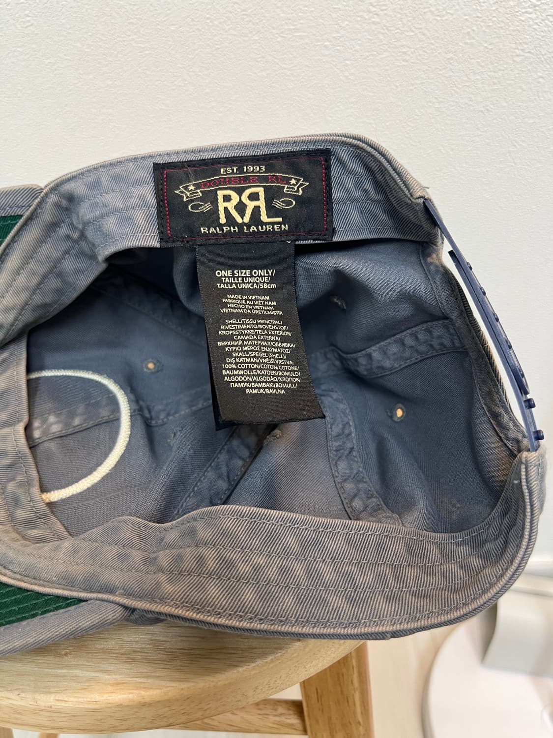 rrl트윌볼캡 블루 상품이미지4