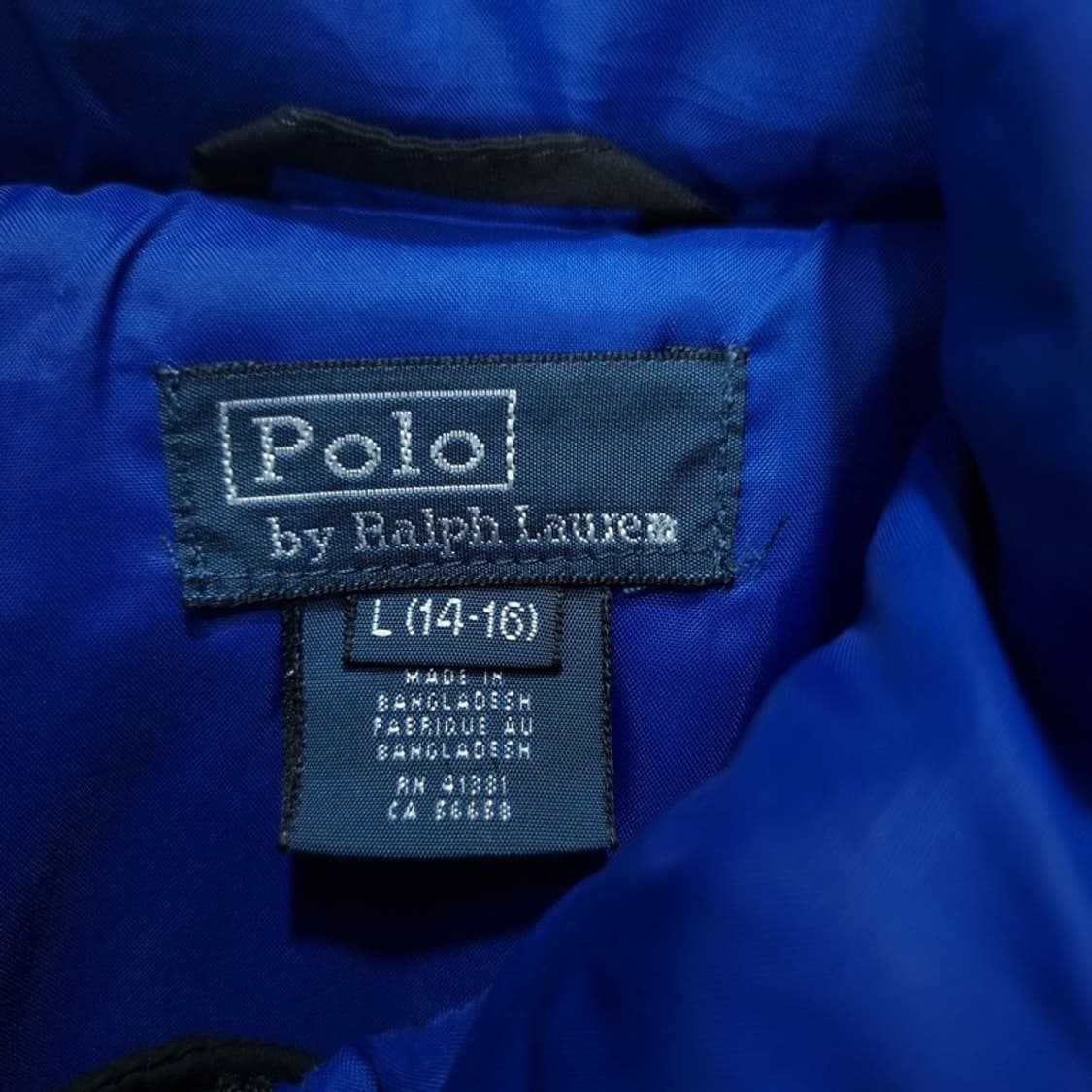 [폴로 랄프로렌] 포니 로고 자수 덕다운 후드 패딩 블랙 M18416 상품이미지7