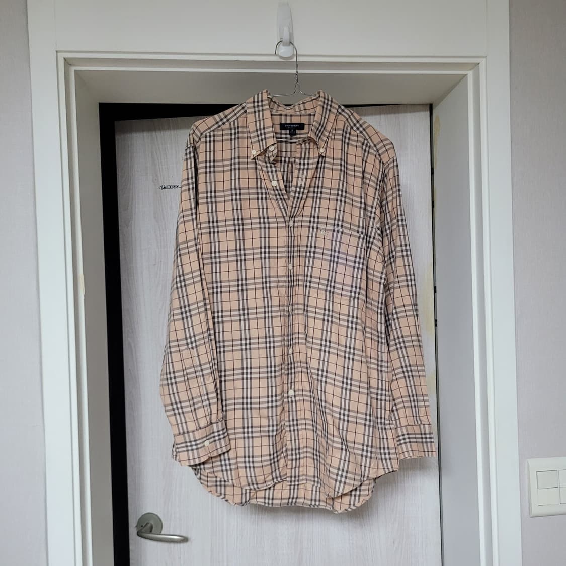 버버리 노바체크 셔츠 상품이미지1