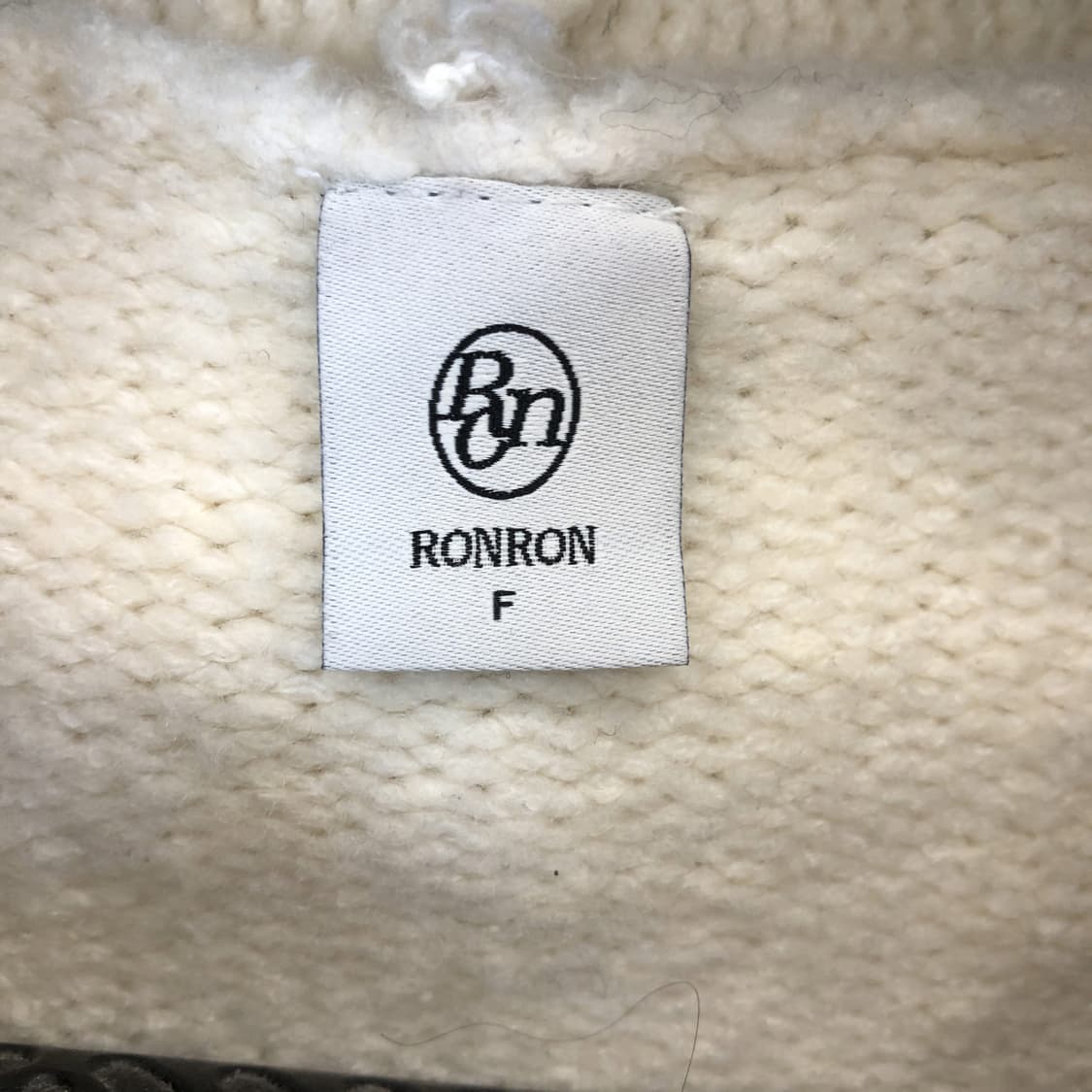 RONRON 론론 자카드 니트후드집업 FREE  상품이미지5