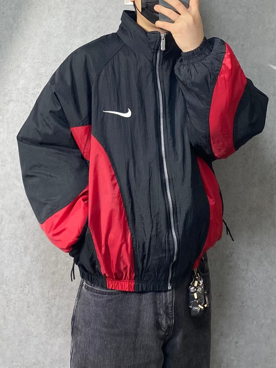 [L] 90s Nike 나이키 올드스쿨 퀼팅 라이닝 점퍼 상품이미지9
