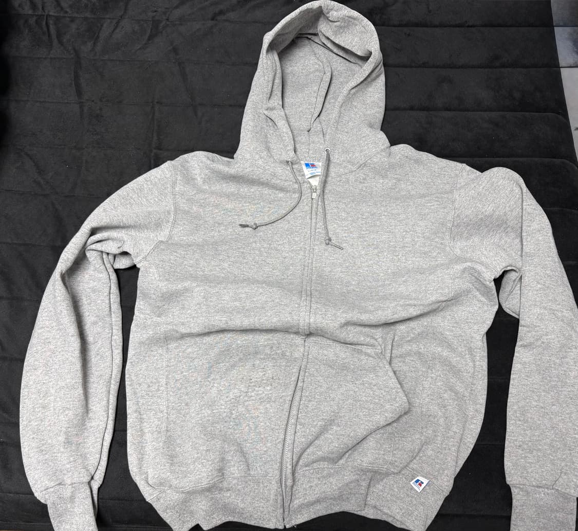 러셀 애슬레틱 후드집업 그레이 L 새상품 상품이미지1