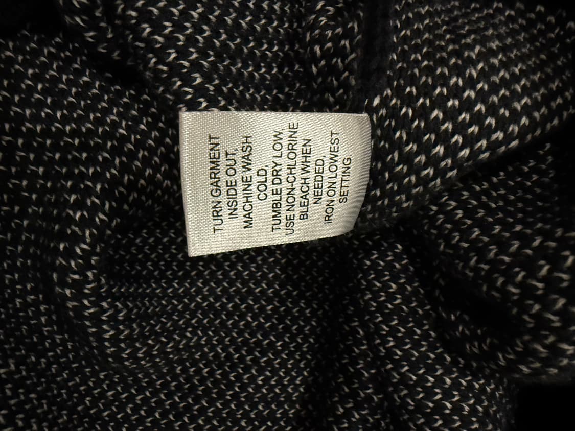 에센셜 니트 스웨터 블랙 L 상품이미지6