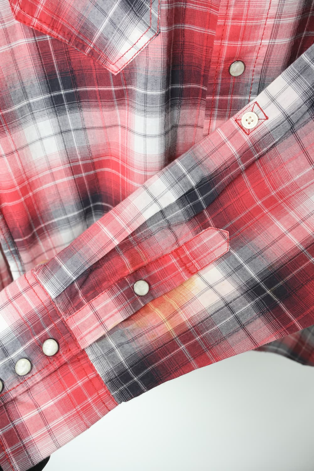 Back Number Western Plaid Shirt 상품이미지4