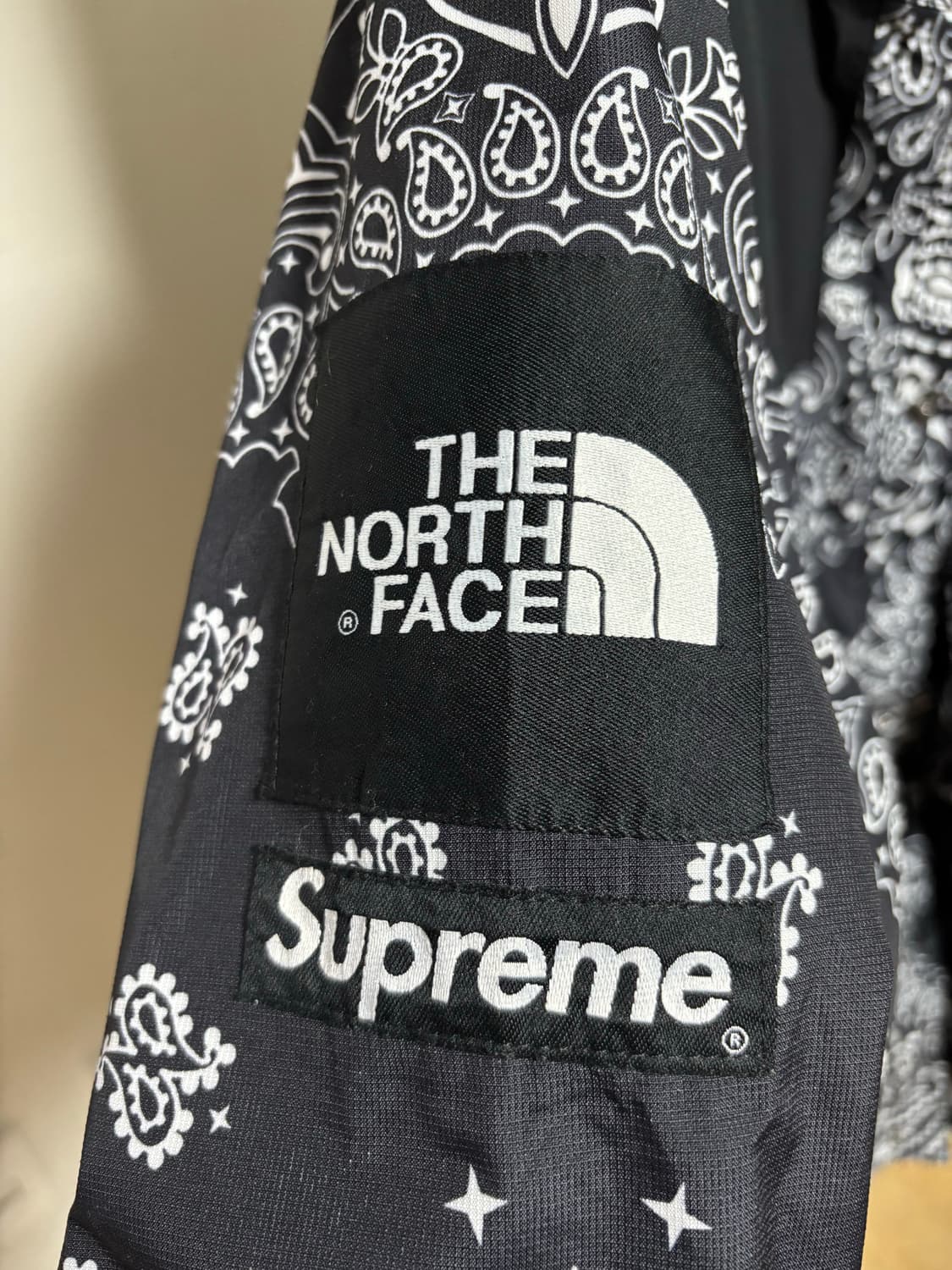 14FW Supreme x northface 반다나 마운틴 자켓 M 상품이미지5