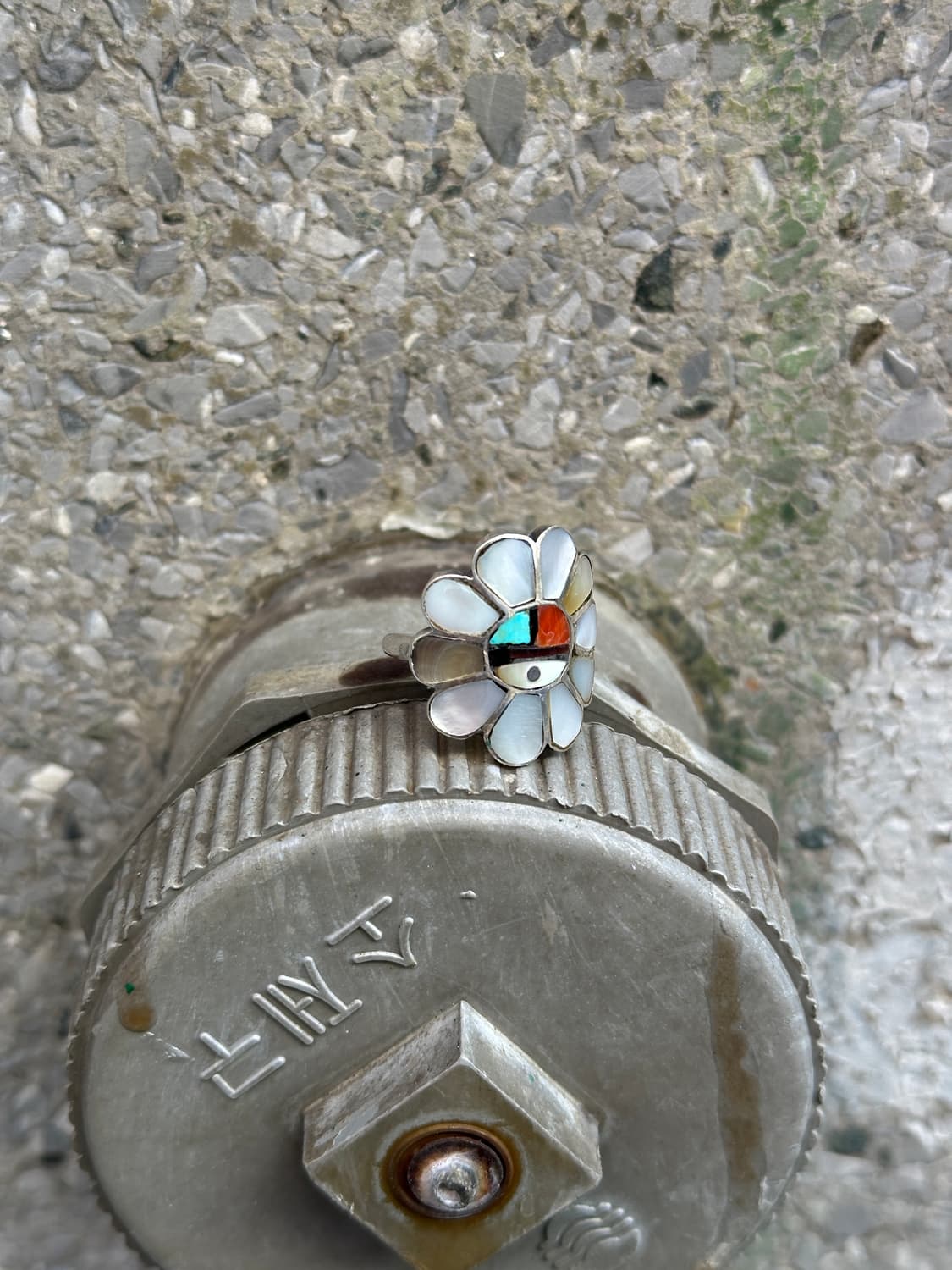 Zuni Sunflower 925Silver Ring 상품이미지3