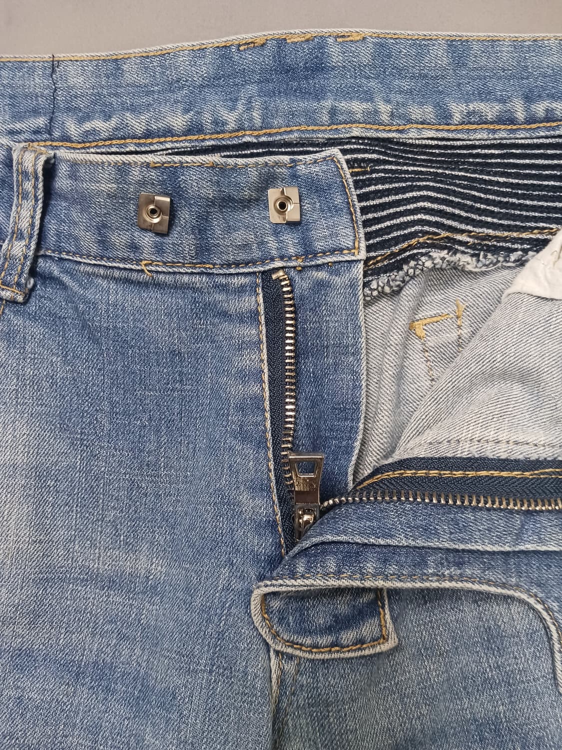 [34] 발망 더티오일 바이커진 청바지 상품이미지6