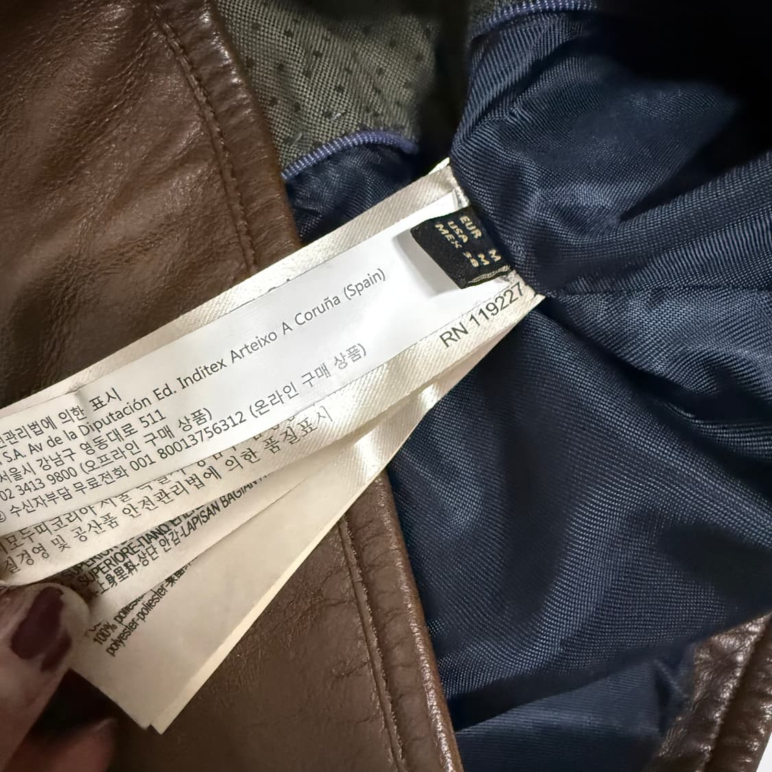 마시모두띠 레더자켓  상품이미지7