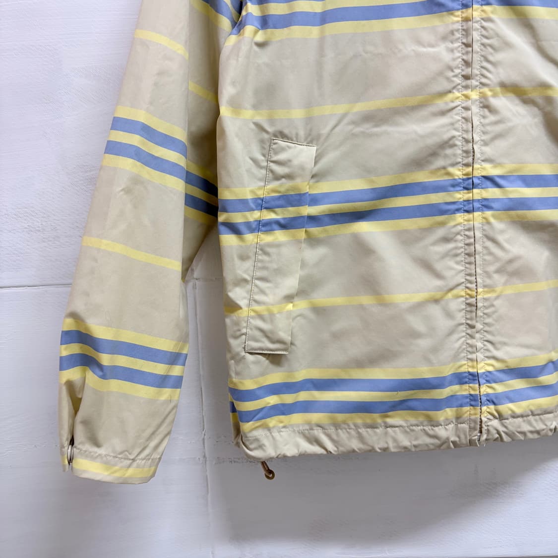 AIGLE 에이글 파스텔 스트라이프 바람막이 JPN 상품이미지3