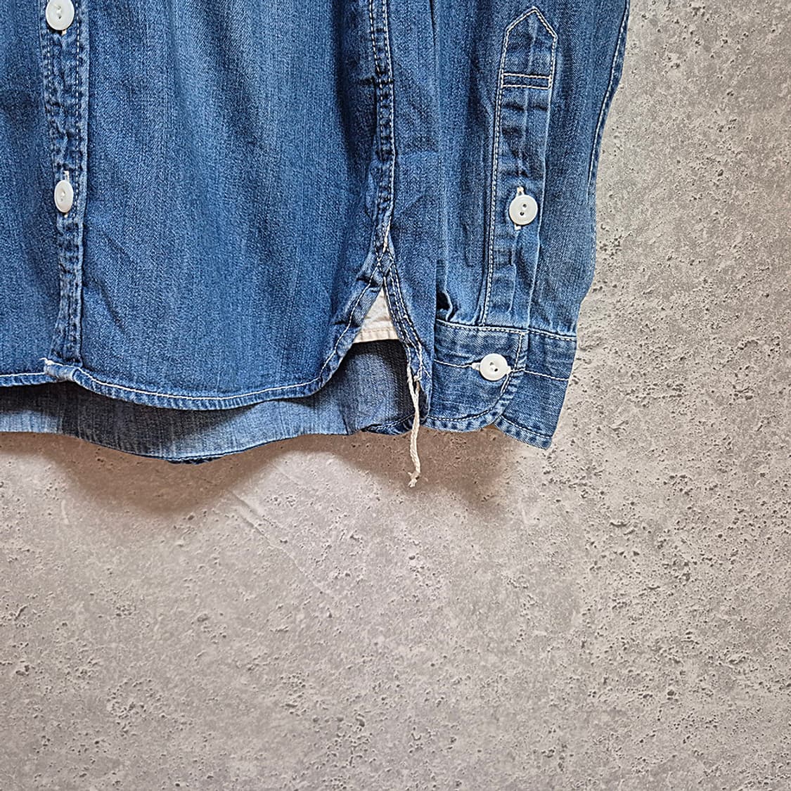 unus entil shirt 여성 데님 셔츠 상품이미지4