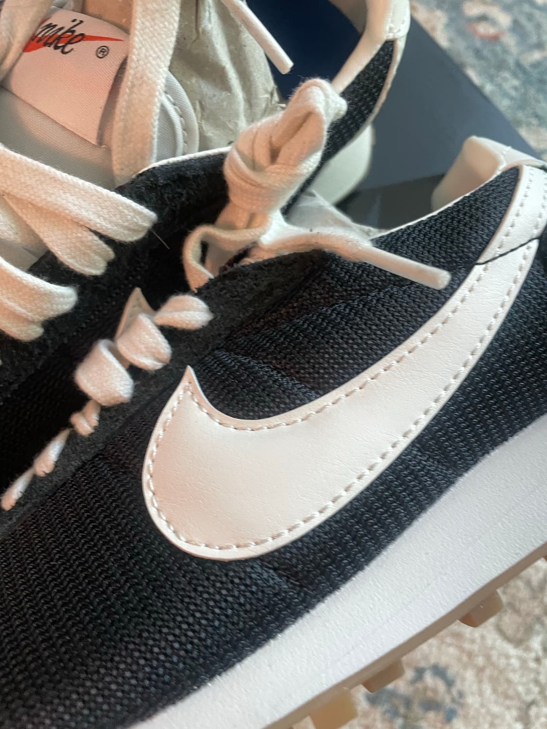 W) 나이키 LD-1000 블랙 세이프티 오렌지(새제품,240) 상품이미지4