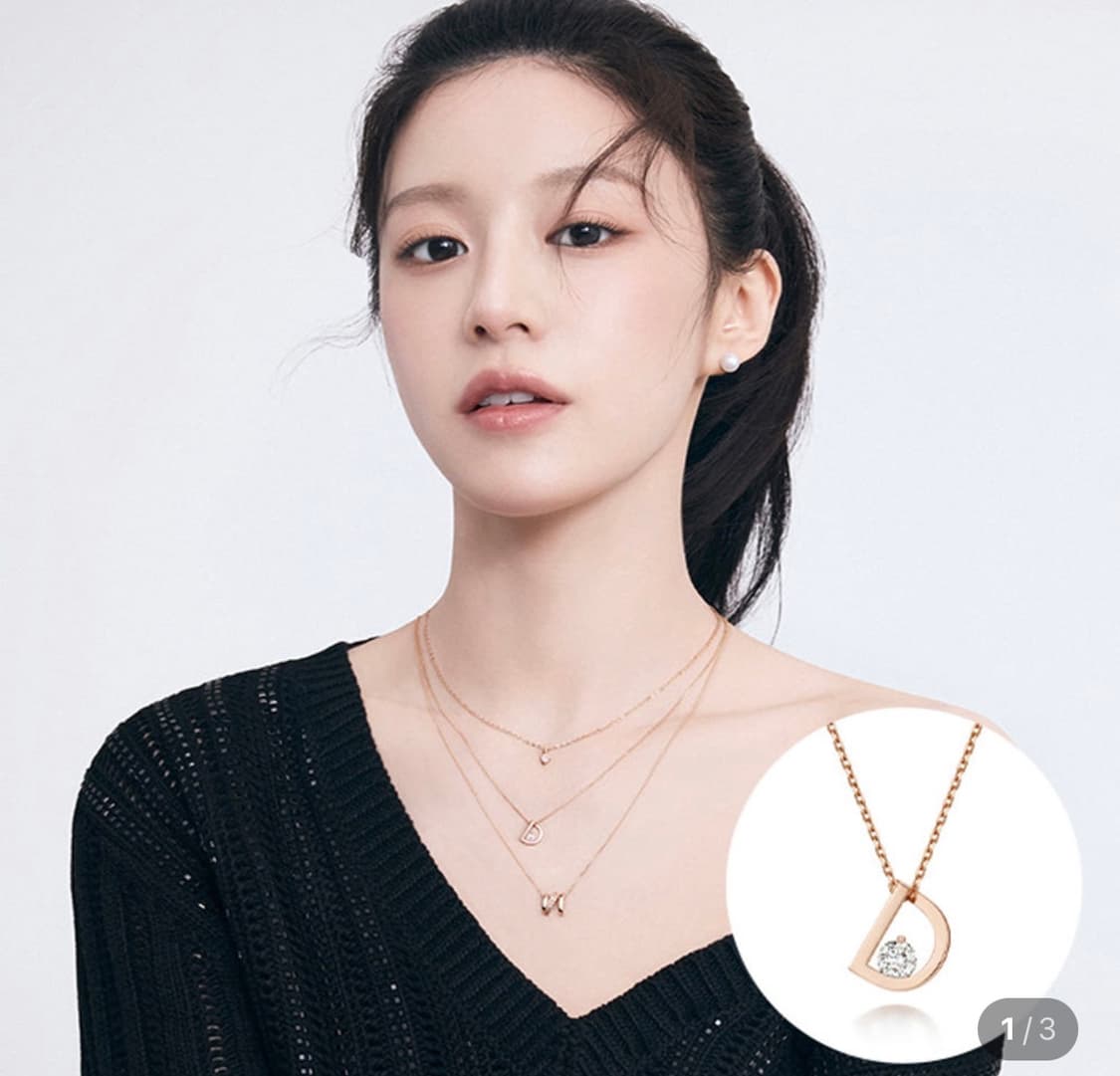 (새제품/선물가능) 디디에두보 미스두 랩 다이아 14k 목걸이 상품이미지1