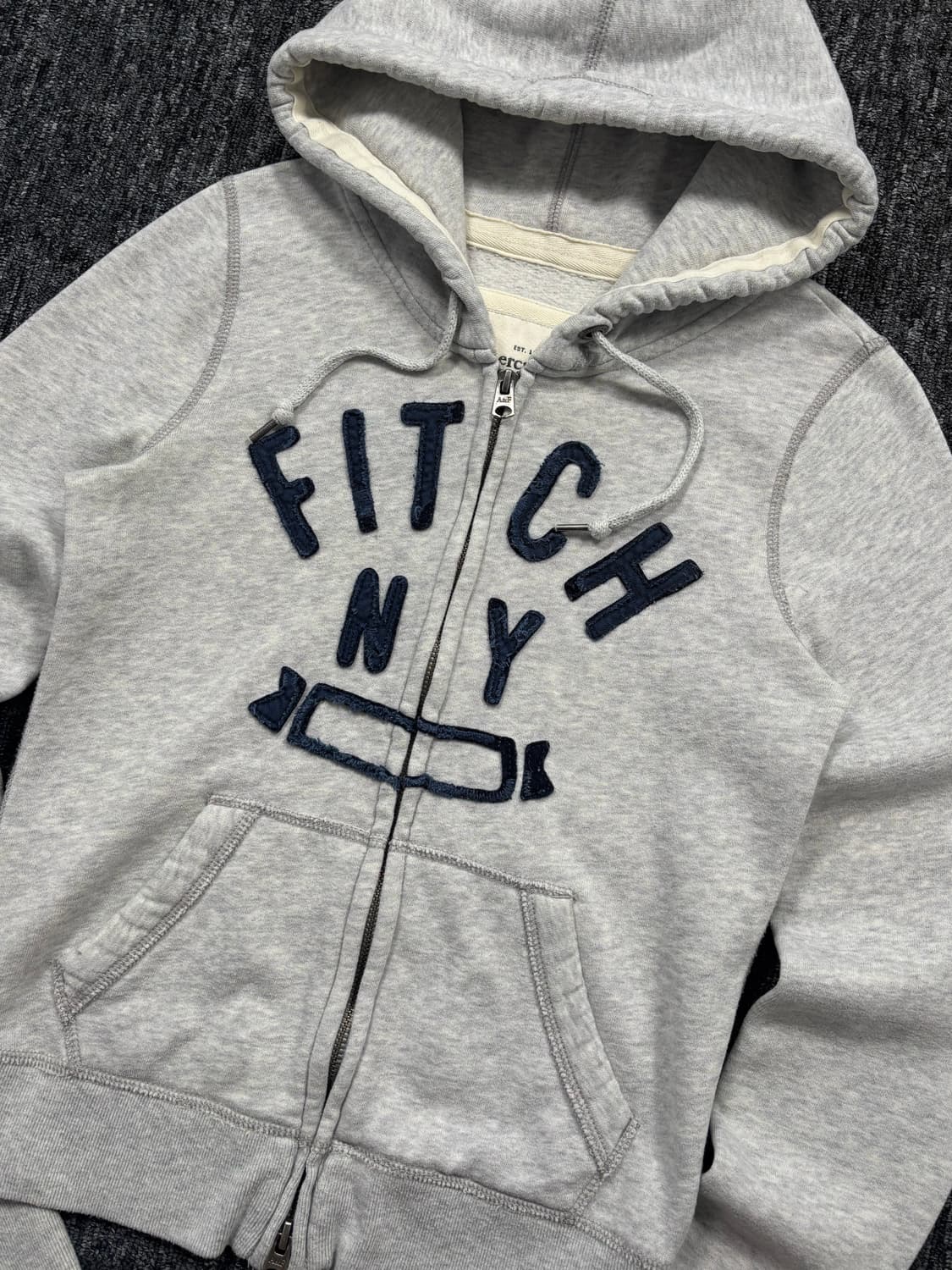 아베크롬비 그레이 투웨이 후드집업 상품이미지4