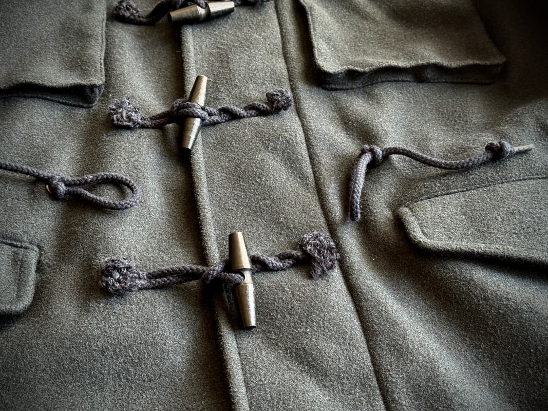 [BEAMS] 미드 레벨 밀리터리 더플 코트 (Charcoal) 상품이미지3