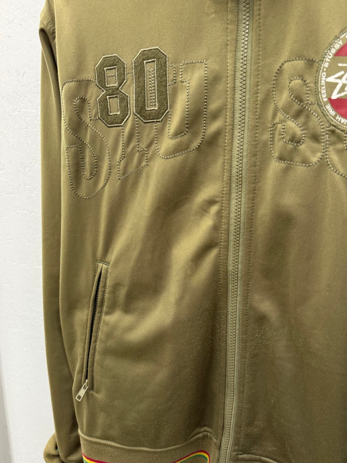 STUSSY 시투시 00s 트랙 자켓 져지 M 상품이미지4