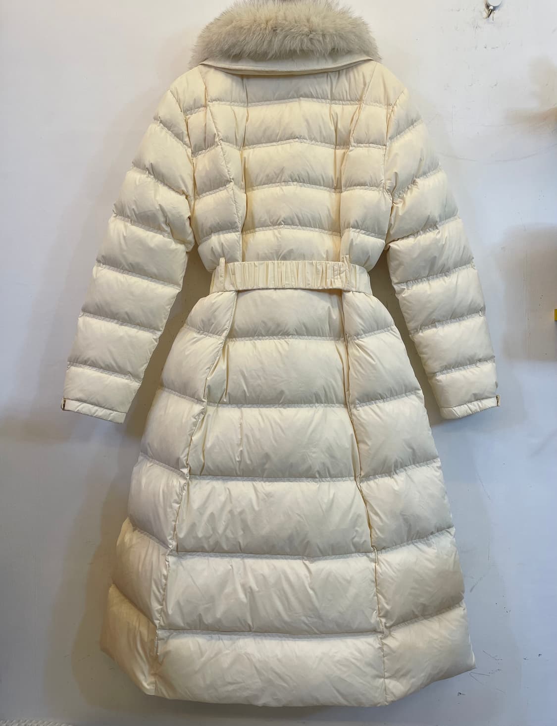 난닝구 사가폭스퍼 벨트 오리털롱패딩 덕다운롱패딩 여성롱패딩 상품이미지8
