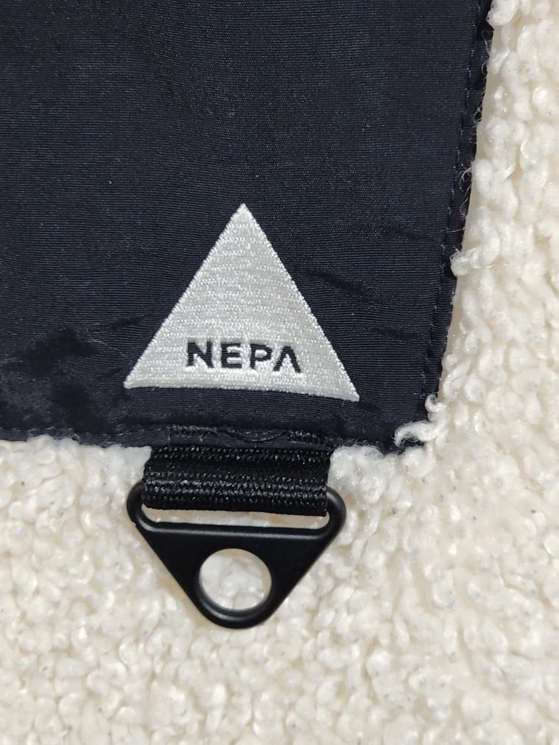 (100) 네파 후리스 점퍼 화이트 뽀글이 플리스 자켓  상품이미지4