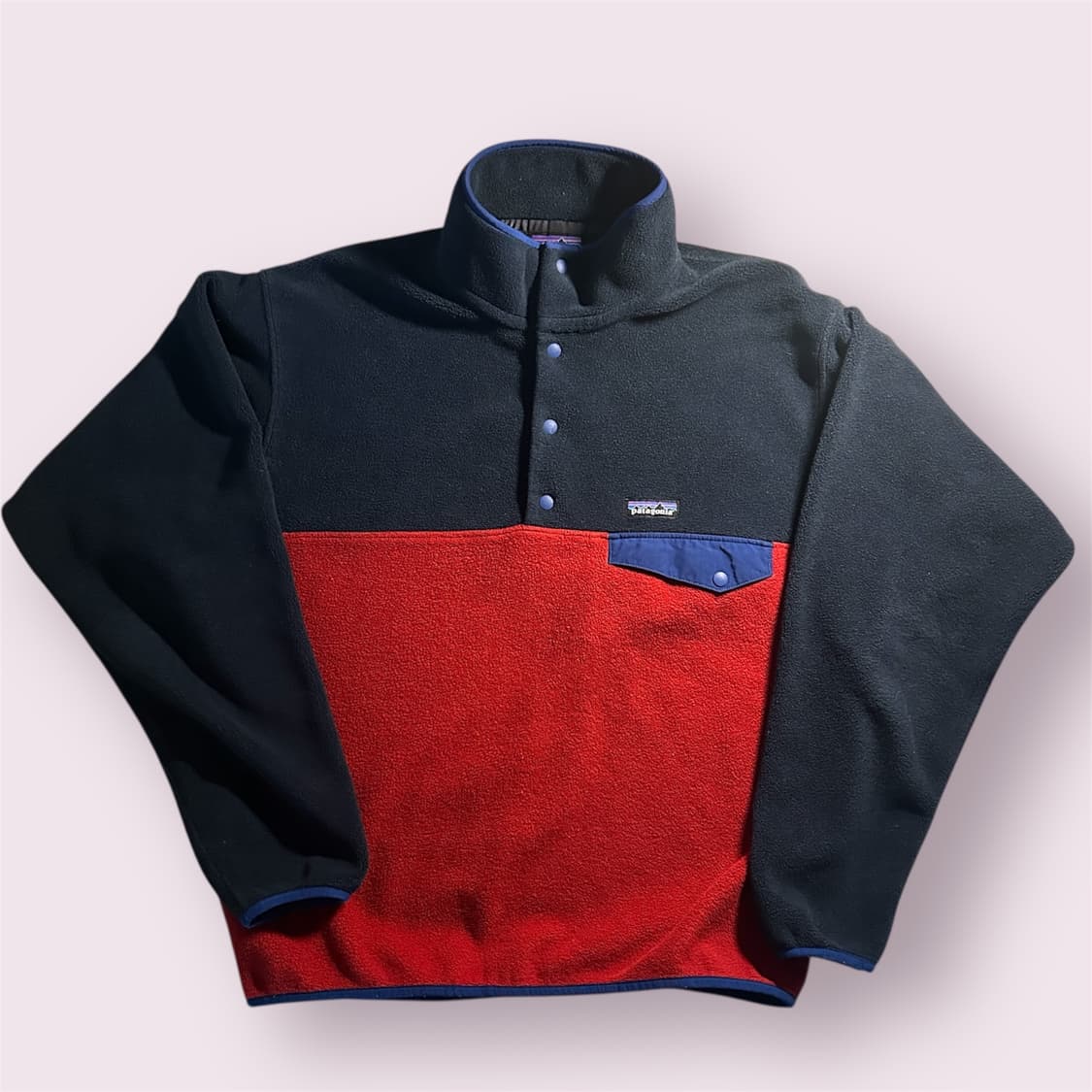 파타고니아 신칠라 컬러블록 네이비 레드 M 상품이미지2