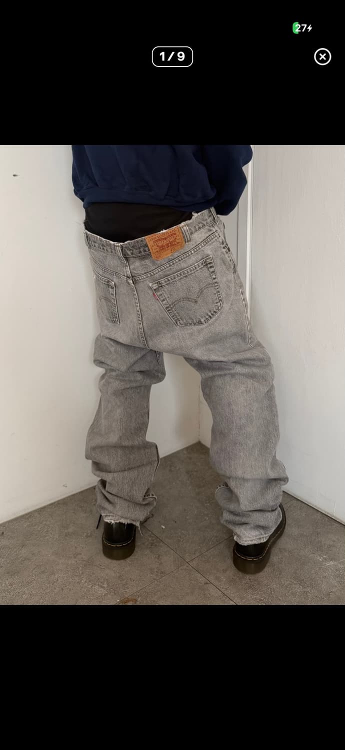 리바이스 505 흑청 상품이미지2