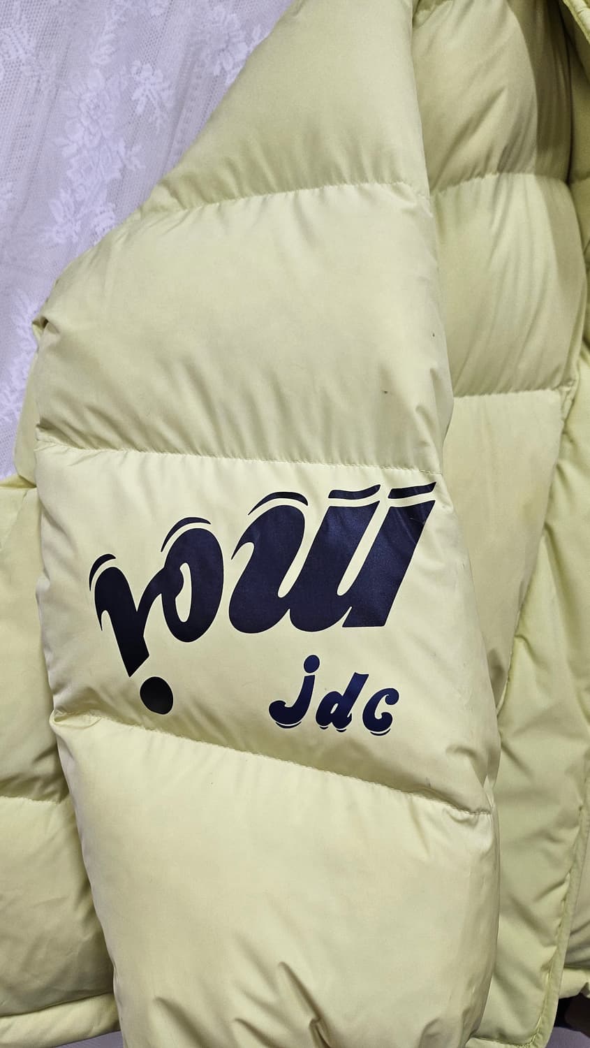 170.럭키슈레트 라임색 숏 양면 패딩  상품이미지3