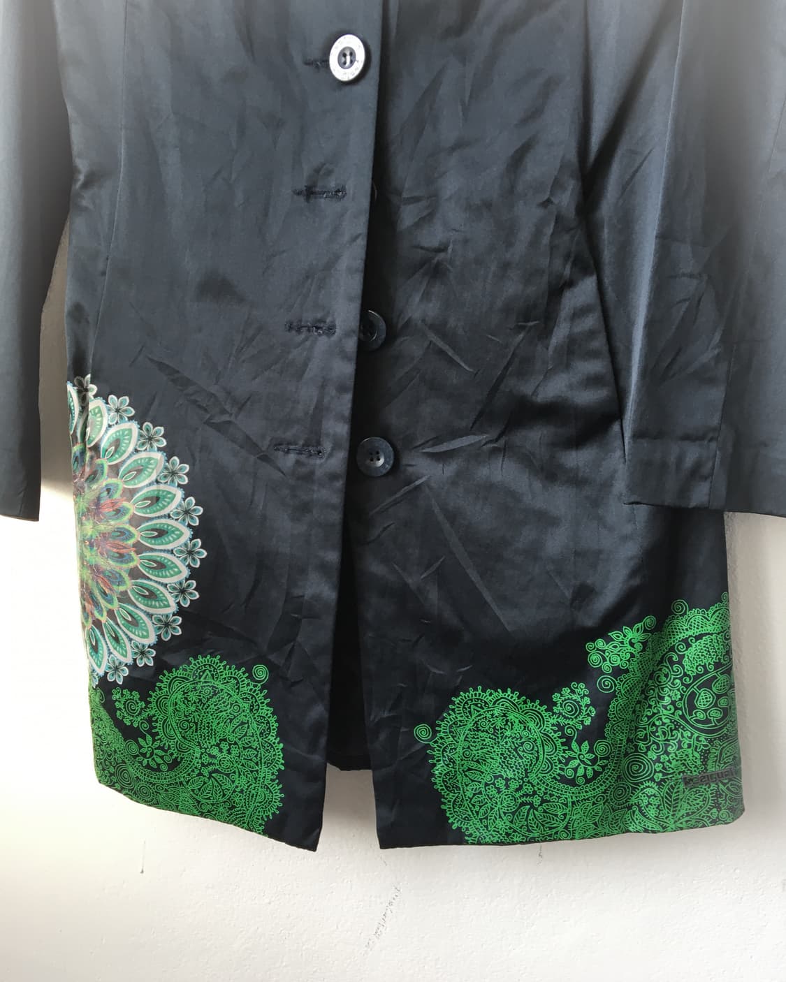 Desigual printing glossy coat 상품이미지5