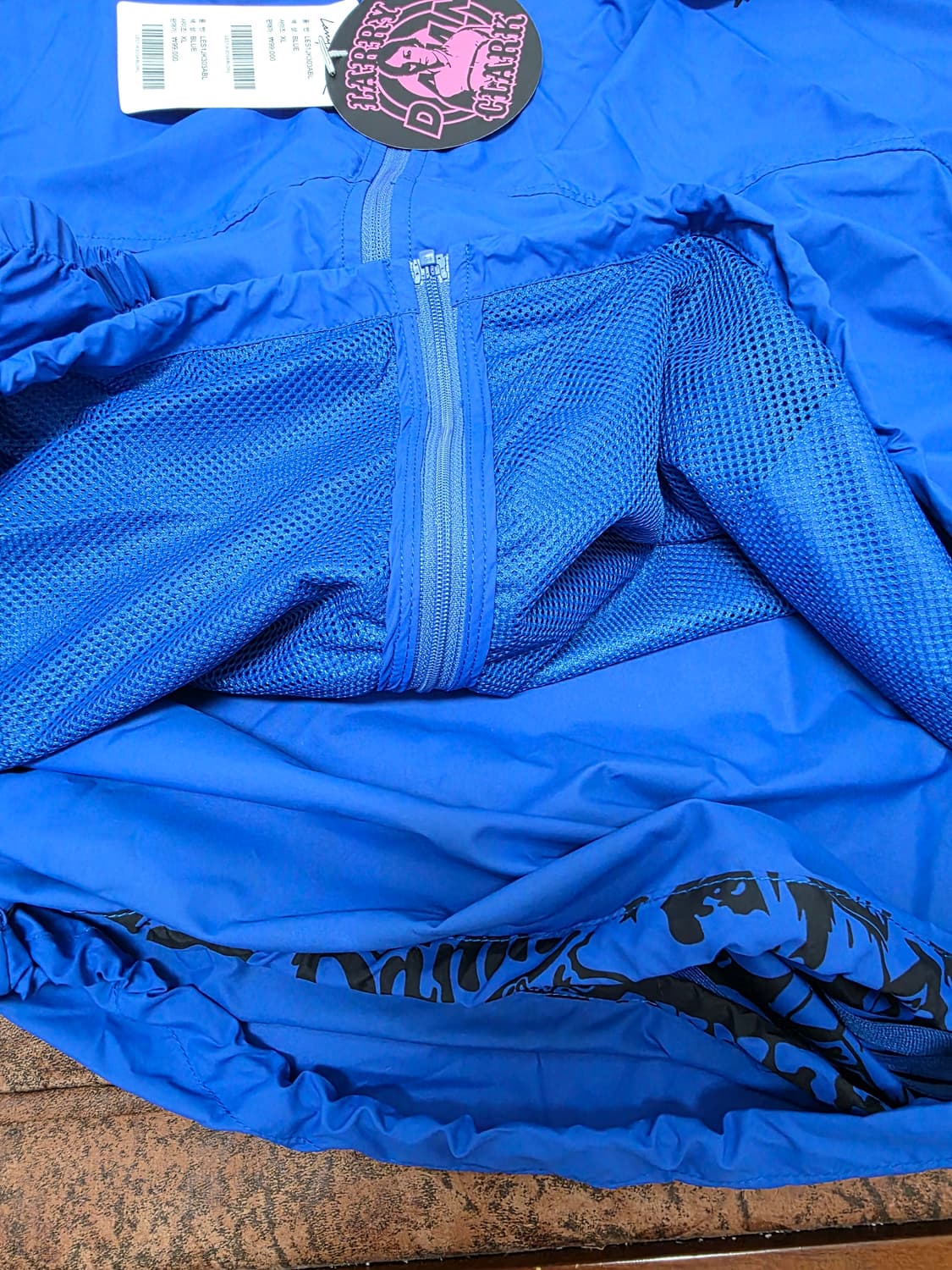 [새제품] 래리 클락 패커블 바람막이 자켓 XL 상품이미지5