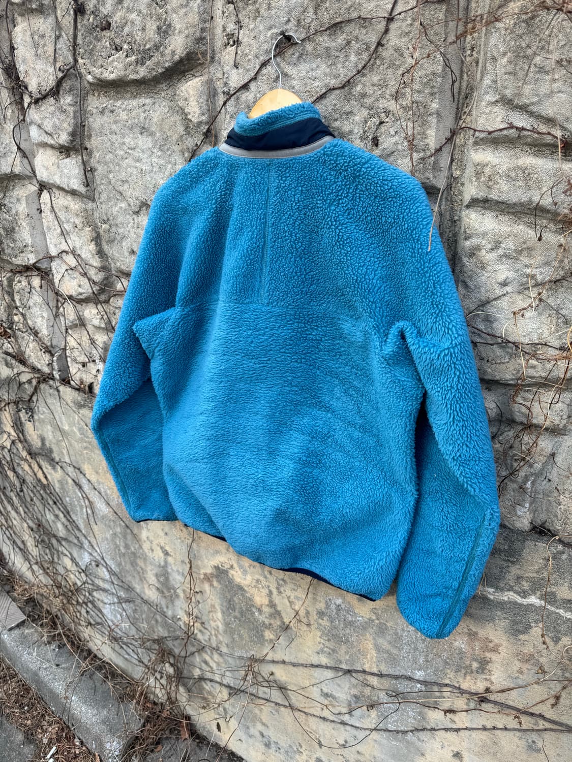 15fa 파타고니아 언더워터블루 레트로x 딥 파일 플리스 후리스 자켓 상품이미지4