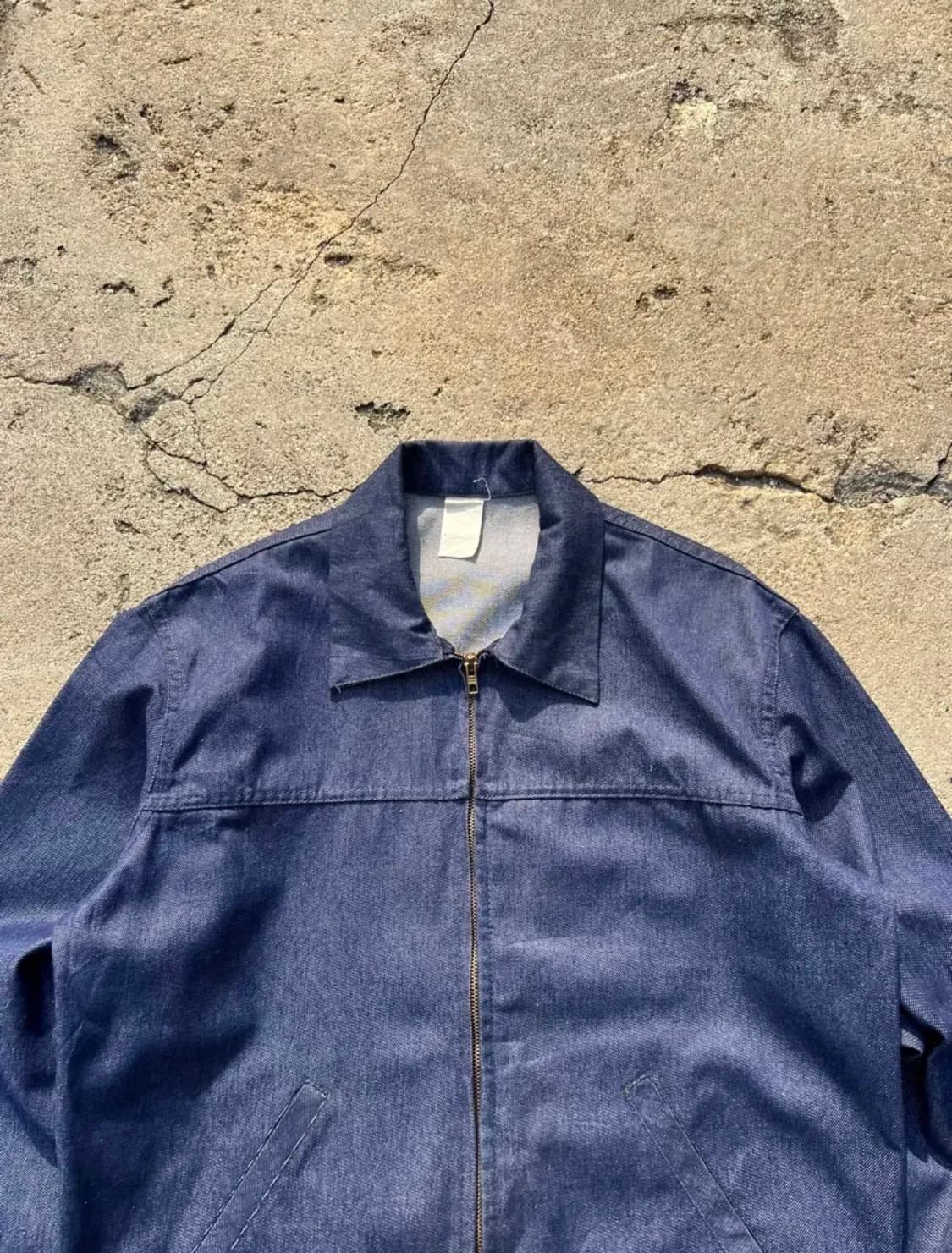 OLD VINTAGE BARBE BLEUE 프렌치 워크자켓 데님자켓 상품이미지4