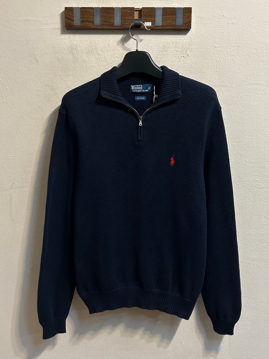 폴로 랄프로렌 네이비 하프 집업 니트 상품이미지1