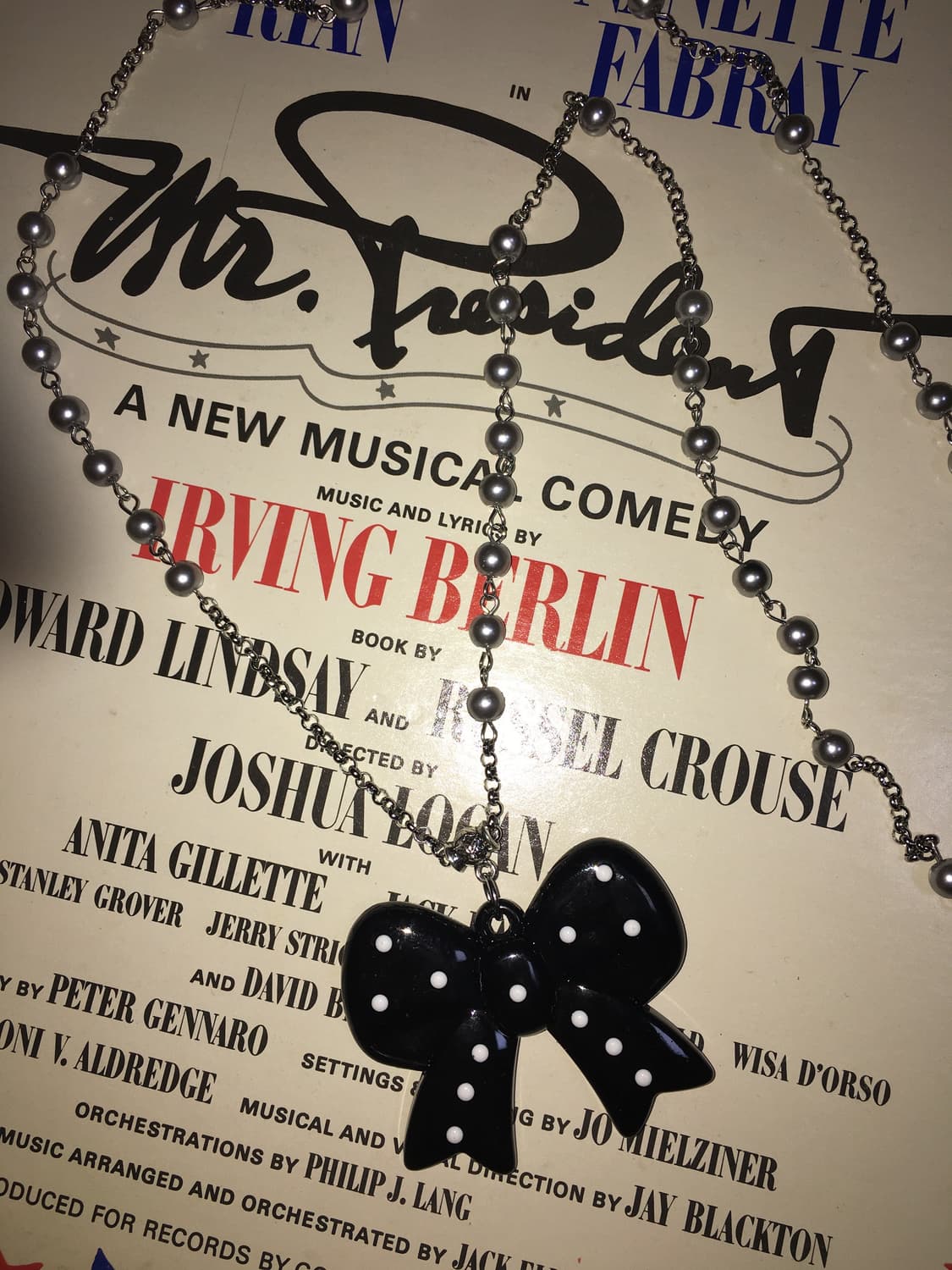 No. 48 / 귀여미검정 왕리본 목걸이 상품이미지2