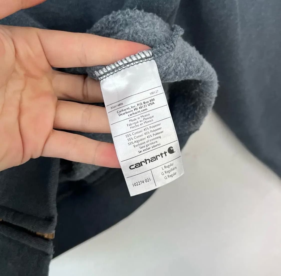 칼하트 집업 상품이미지4