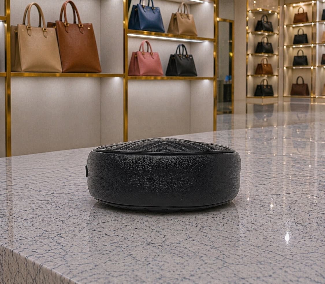 [A급] 구찌 GG 마몽 라운드 숄더백 미니 블랙 판매합니다!!! 상품이미지3