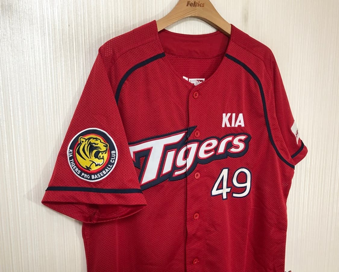 KBO 비젼코리아 기아타이거즈 원정유니폼/져지 110 #49 김진우 상품이미지4