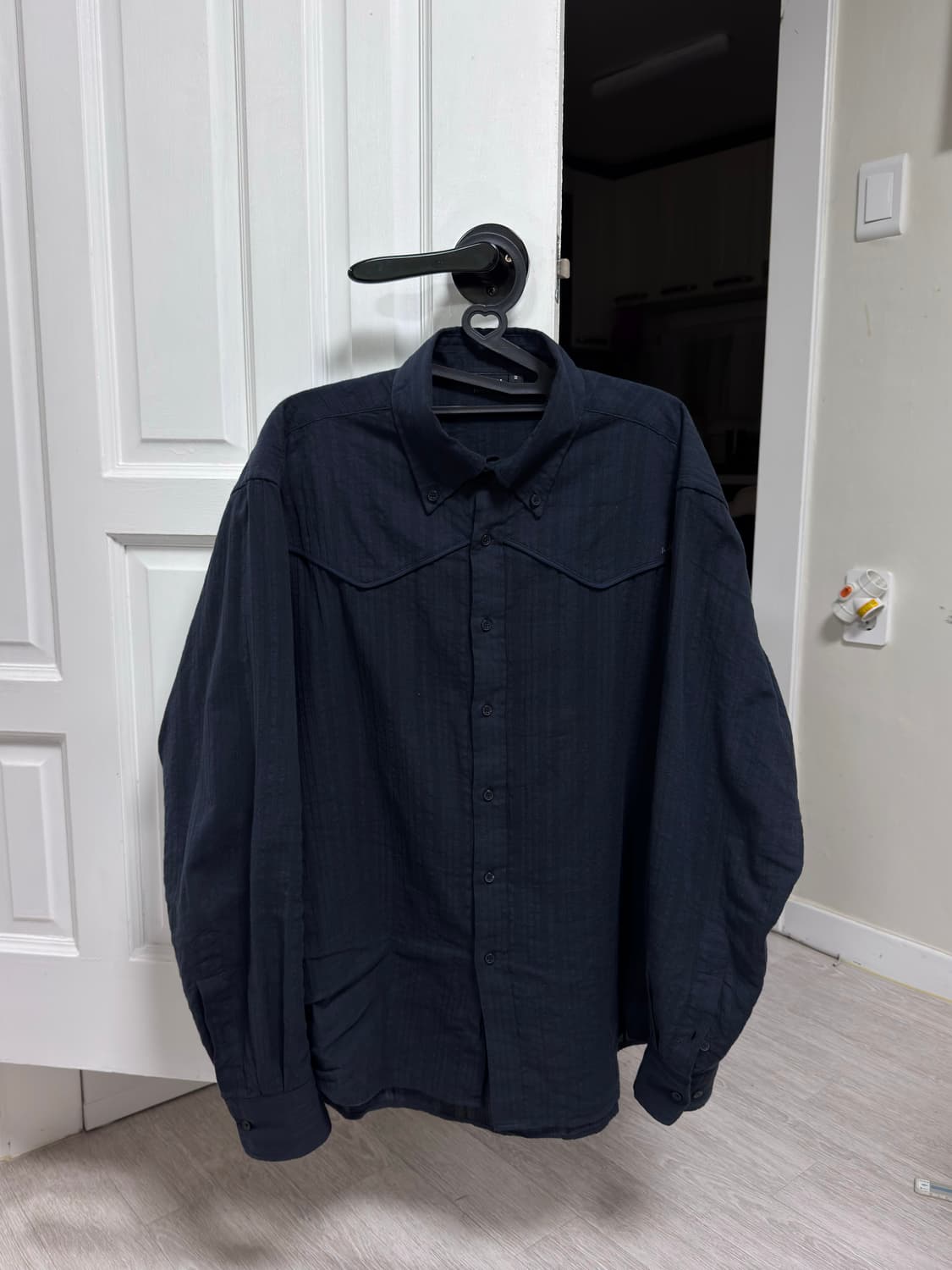 아캄 웨스턴우드 셔츠 네이비 2사이즈 (aakam) 상품이미지5