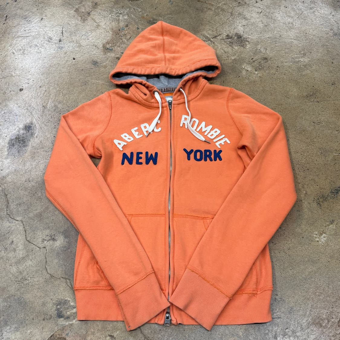 아베크롬비 오렌지 후드집업 상품이미지2
