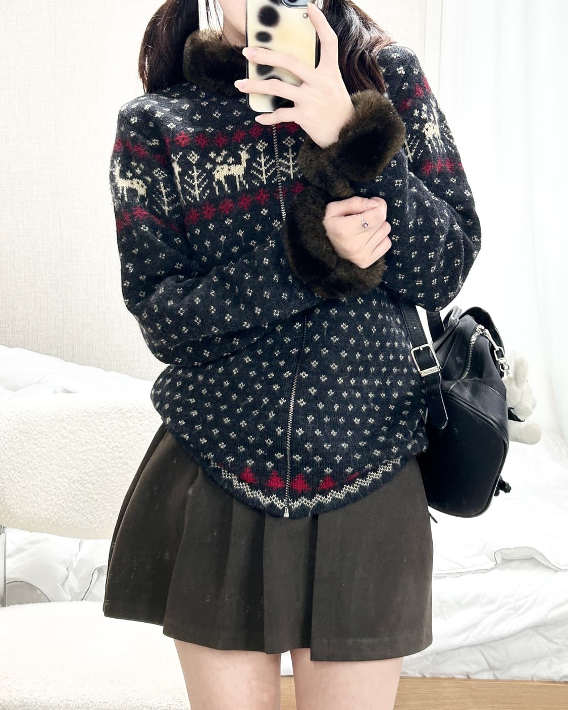 폴로 노르딕 울 니트집업 상품이미지5